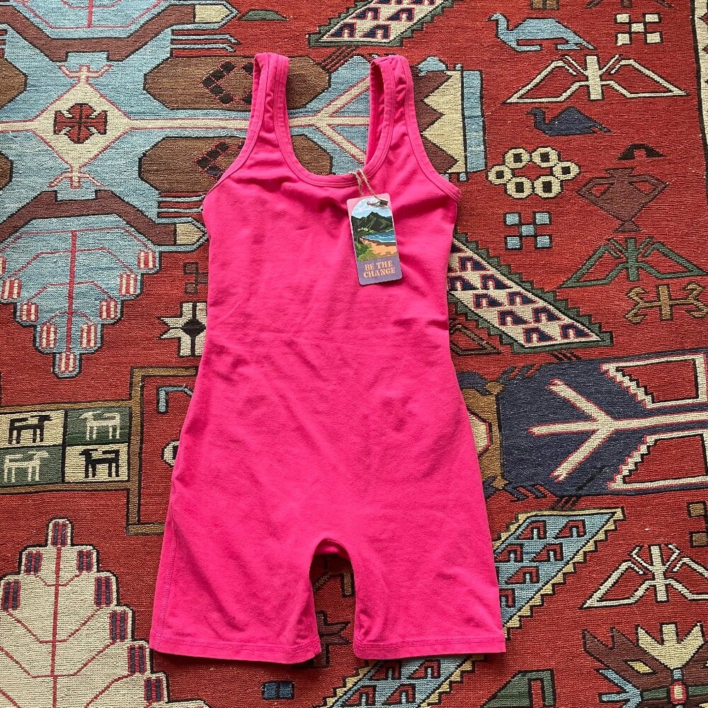 Jungmaven Bright Pink Singlet sz small